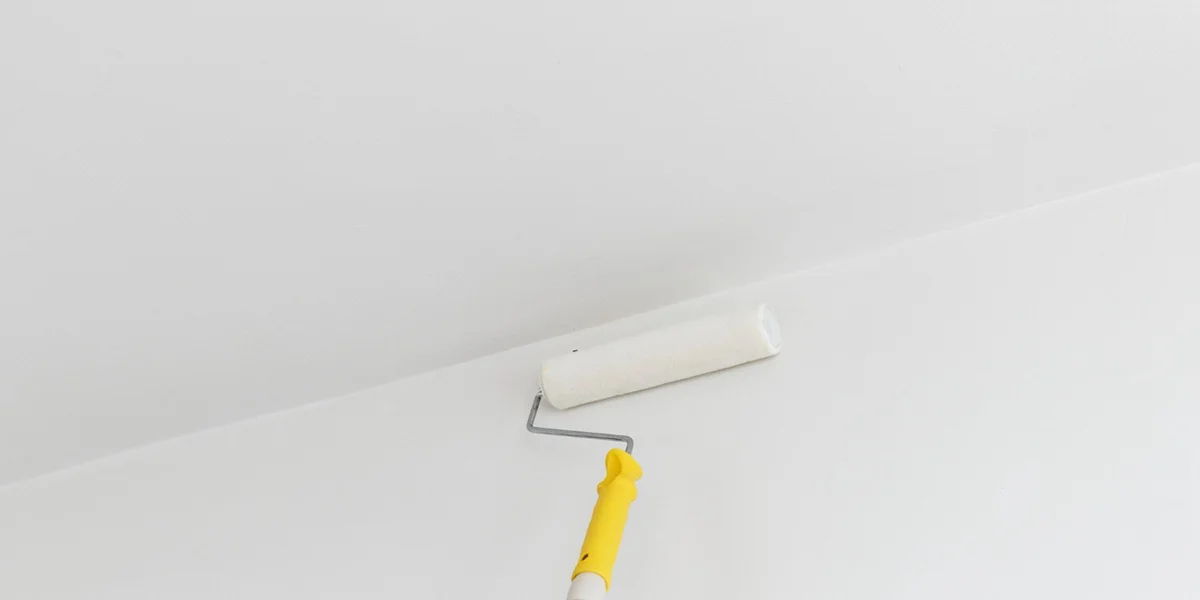 how to paint angled walls