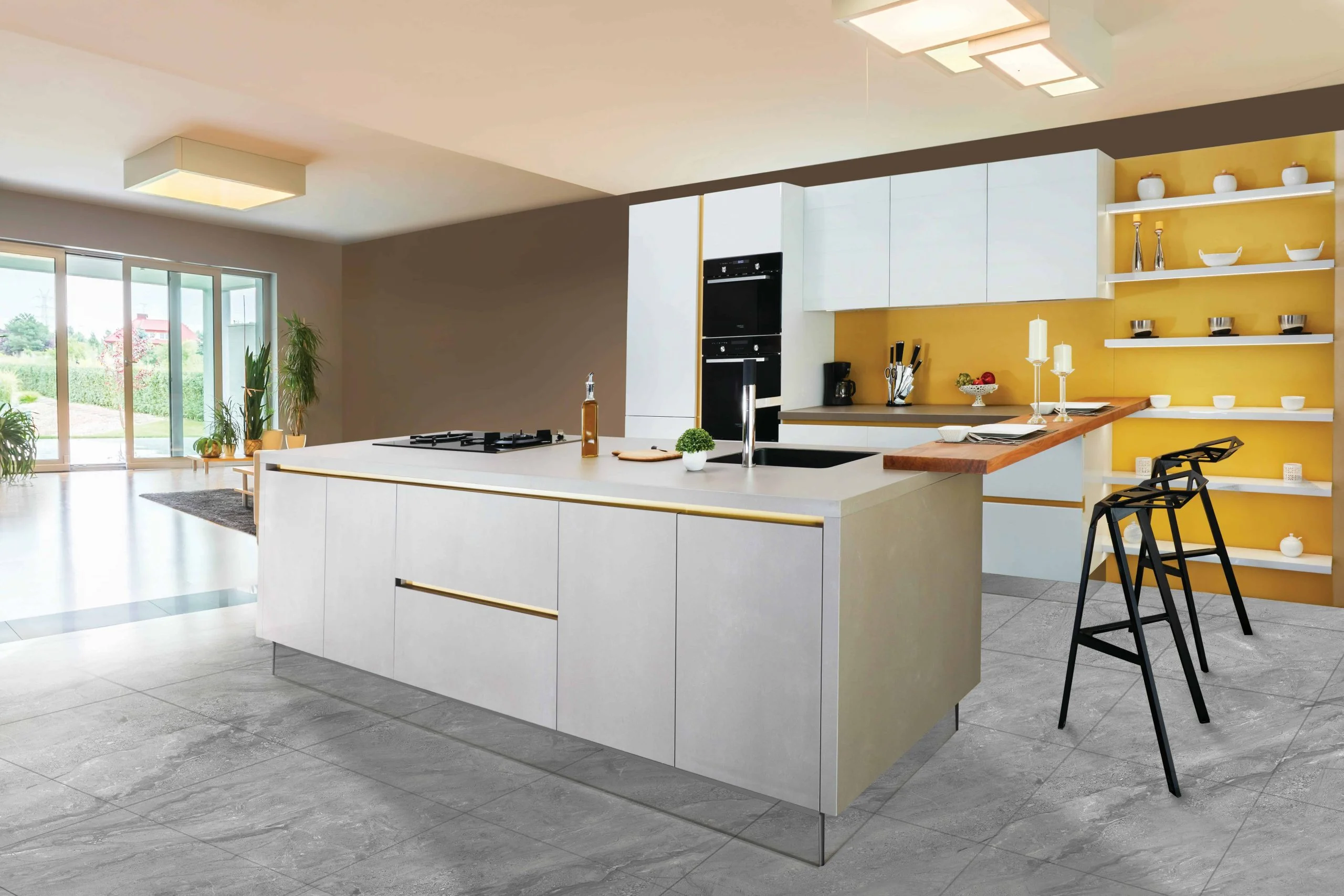how to paint raw wood cabinets