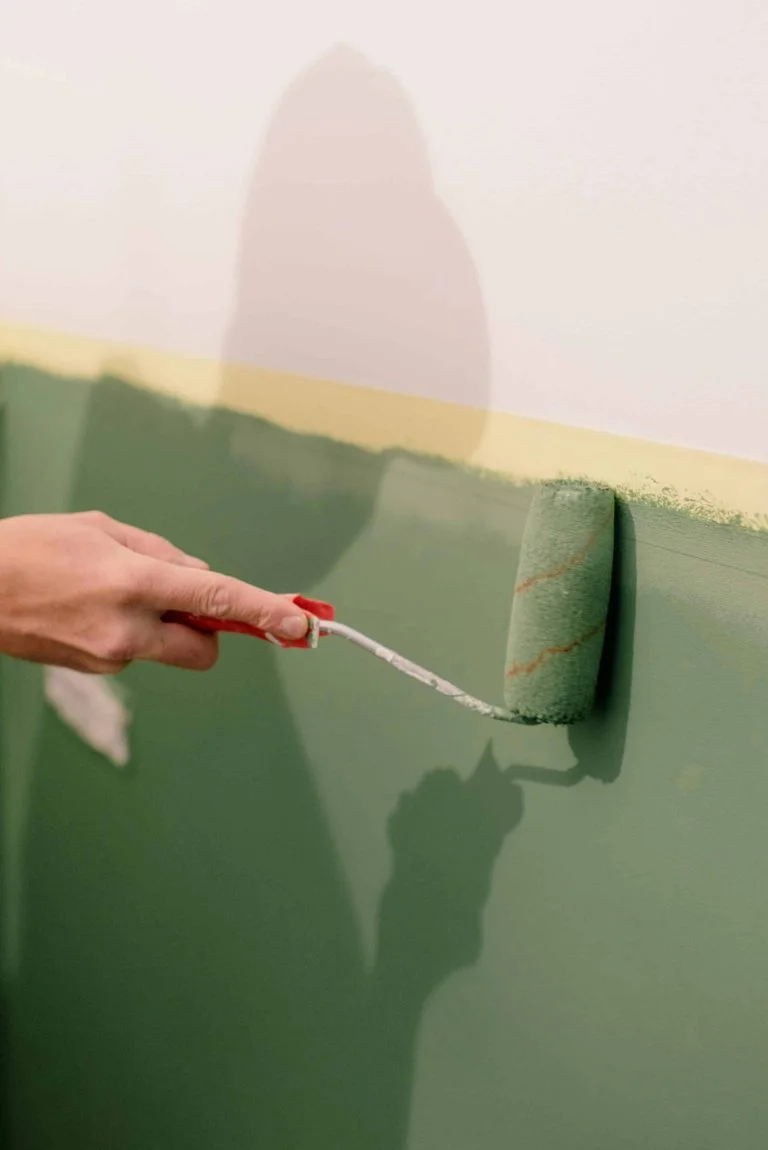 green paint for the holiday season